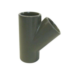Trišakiai PVC 45° ELBOW T-PIECE